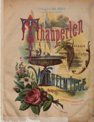 Thauperlen : Fantasie für Pianoforte