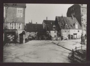 Hornsches Tor, Detmold. Hornsche Straße, blick auf den Eingang zum Wall. Sammlung Starke