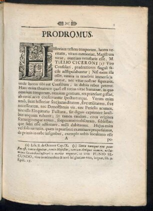 Prodromus.