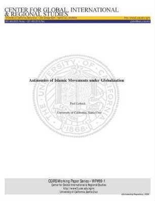 Antinomies of Islamic movements under globalization