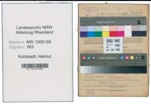 Entnazifizierung Helmut Kohlstadt , geb. 07.06.1912 (Bauunternehmer)