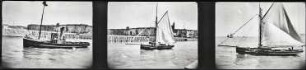 Dieppe, verschiedene Aufnahmen (Kodak-Filmstreifen mit drei Fotos)