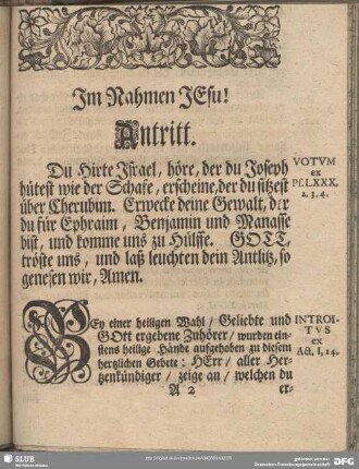 Antritt