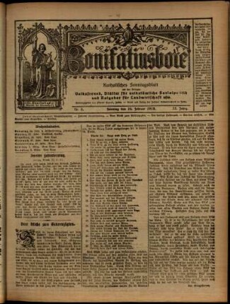 Ausgabe vom Sonntag, den 24. Februar 1918.