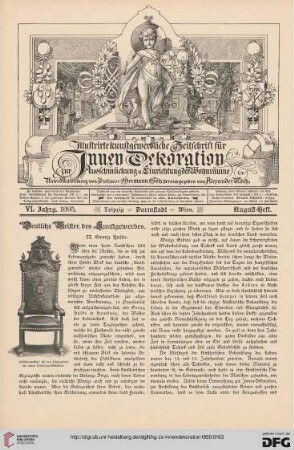 Deutsche Meister des Kunstgewerbes, [3]: Georg Hulbe