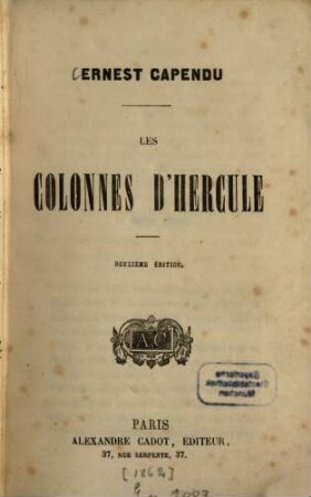 Les Colonnes d'Hercule