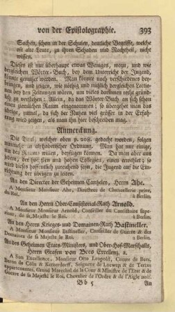 [Eine Anzahl Französischer Titul und Addresse]