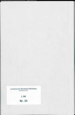 Abwesenheit des Hofrichters von Hammerstein
