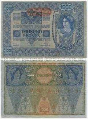 Deutsch-Österreich, 1000 Kronen
