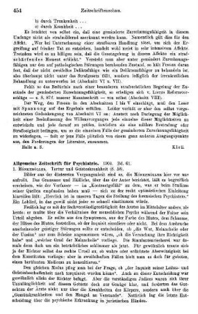 454-456, Allgemeine Zeitschrift für Psychiatrie, Bd. 61