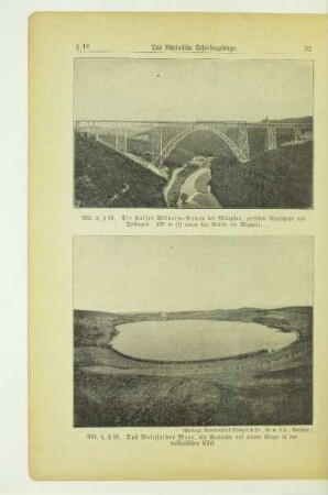 Das Weinfelder Maar, ein Kratersee auf einem Berge in der vulkanischen Eifel