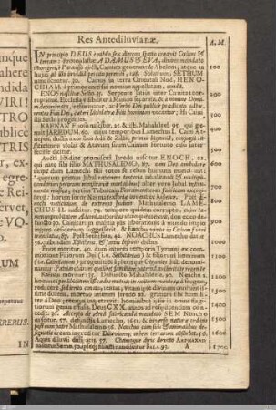 Res Veteris Testamenti.