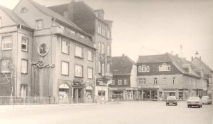 Hornsches Tor. Detmold. Links der Anfang der Langen Straße
