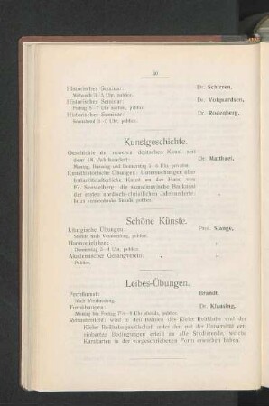 Leibes-Übungen.