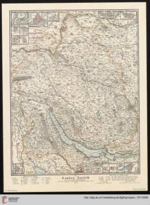 Karte 24 Heinrich Keller, Dt. Zürich 1828