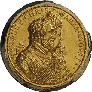 Medaille auf König Heinrich IV. von Frankreich und Maria de`Medici