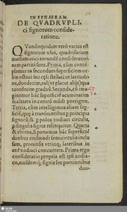 De Quadruplici signorum consideratione