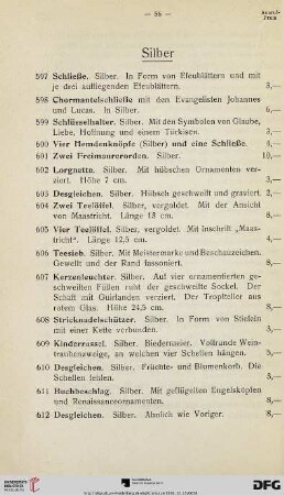 Silber (Nr. 597-619)