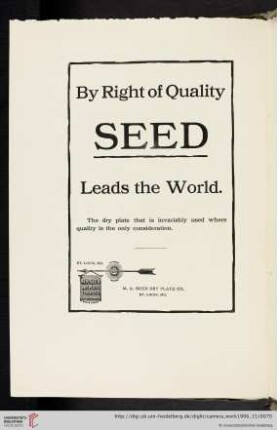 M. A. Seed Dry Plate Co. [Seed Dry Plate]