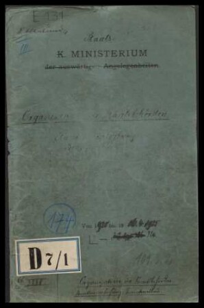 Vereinfachung der Staatsverwaltung, darunter durch Personalabbau, Eingaben