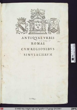 Antiquae urbis romae.