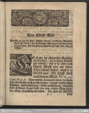 Dem Christl. Leser
