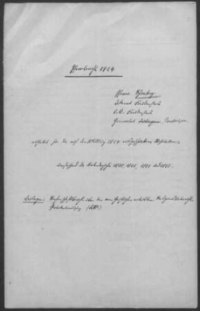 Schömberg (Loßburg) mit Oberehlenbogen sowie Büchenberg und Ödenwald (beide zu Loßburg): Pfarrbericht 1924