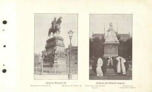 Denkmal Friedrich II. ; Denkmal der Kaiserin Augusta