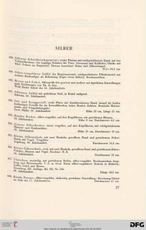 Silber (Nr. 428-598)