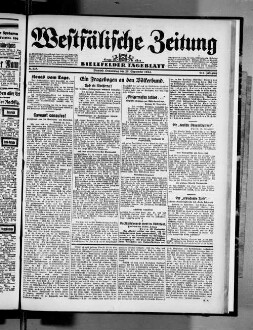 Westfälische Zeitung : Bielefelder Tageblatt