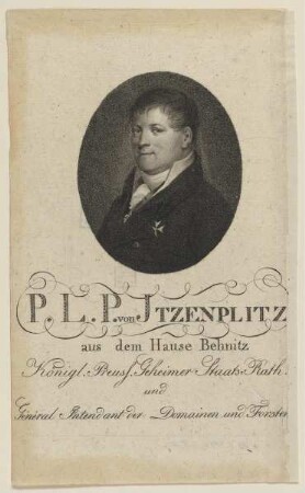 Bildnis des P. L. P. Itzenplitz