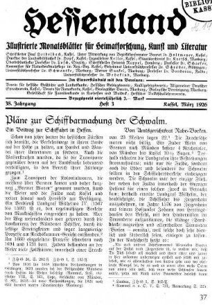 Heft 3, März 1926