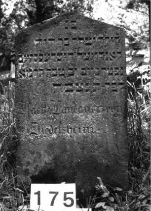 Grabstein 175 (Index: 99897890): Grabstein 175