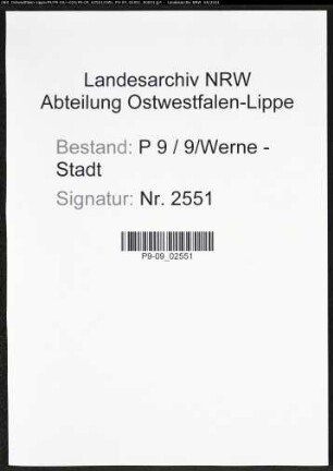 Heiratsregister Standesamt Werne