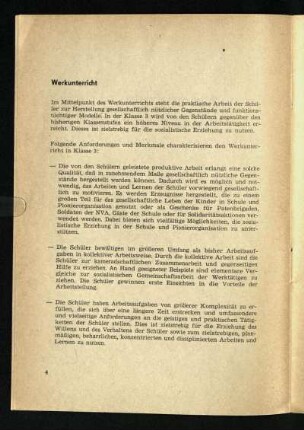 Werkunterricht