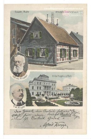 Essen, Ruhr - Krupp's Stammhaus, Villa Hügel a.d. Ruhr