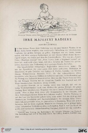 7: Ihre Majestät radiert