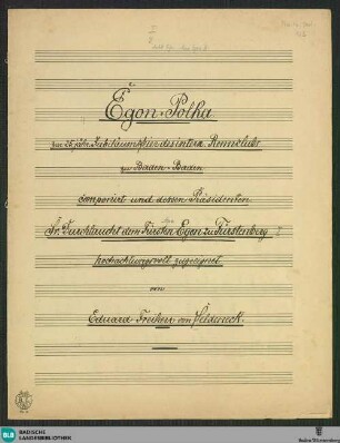 Egon-Polka - Don Mus.Ms.Ded. 102 : pf; D|b