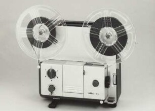 Braun Filmprojektor "FP 5" von Robert Oberheim mit Isco-Göttingen Objektiv "Vario-Kiptagon"