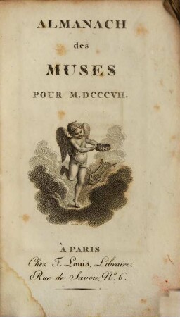 Almanach des muses : ou choix des poésies fugitives, 1807