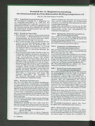 TOP 1: Begrüßung durch den Vorstand
