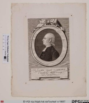 Bildnis Christian Friedrich Schwar(t)z