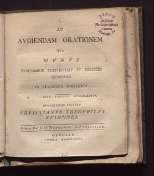 Discours prononcé le 4 Mars 1801 à l'Anniversaire de la Fondation de l'Académie Royale Militaire