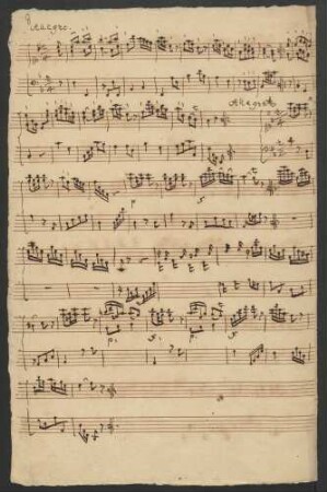 Allegro; clavier; F-Dur; H 256; Wq deest
