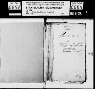 Imnau: Administration der Pfarrei durch Pfarrer Kotz von Höfendorf
