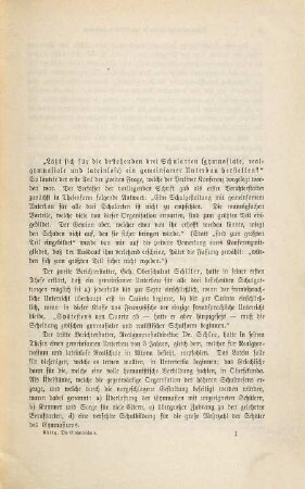 Die Einheitsschule mit lateinlosem Unterbau besprochen v. ... G[ustav] Uhlig, Dir. ... zu Heidelberg
