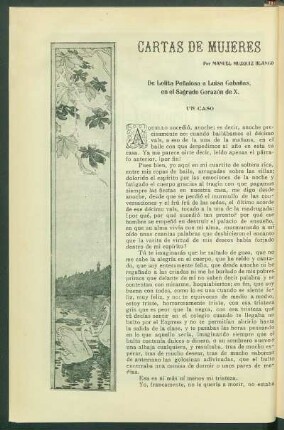 Cartas de Mujeres