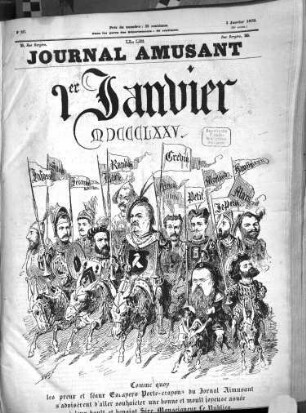 Le Journal amusant : journal illustré, journal d'images, journal comique, critique, satirique, etc. 1875 = Jg. 28