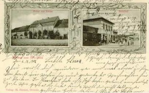 Postkarte, Drossen (Ośno Lubuskie)