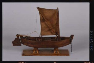Modell eines Segelbootes (Fischerboot)